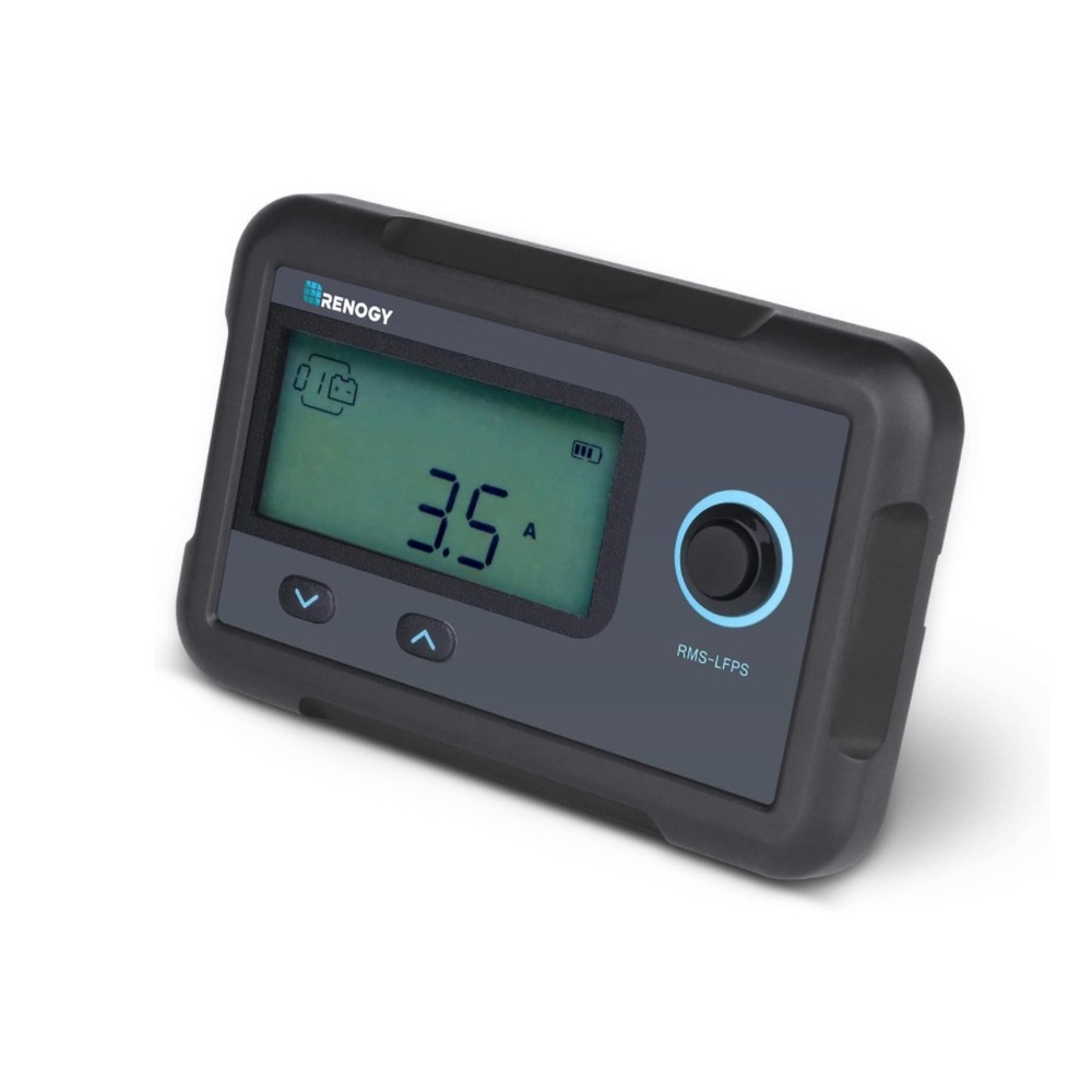 Renogy Monitoring Screen for Smart Lithium Battery Series,Black